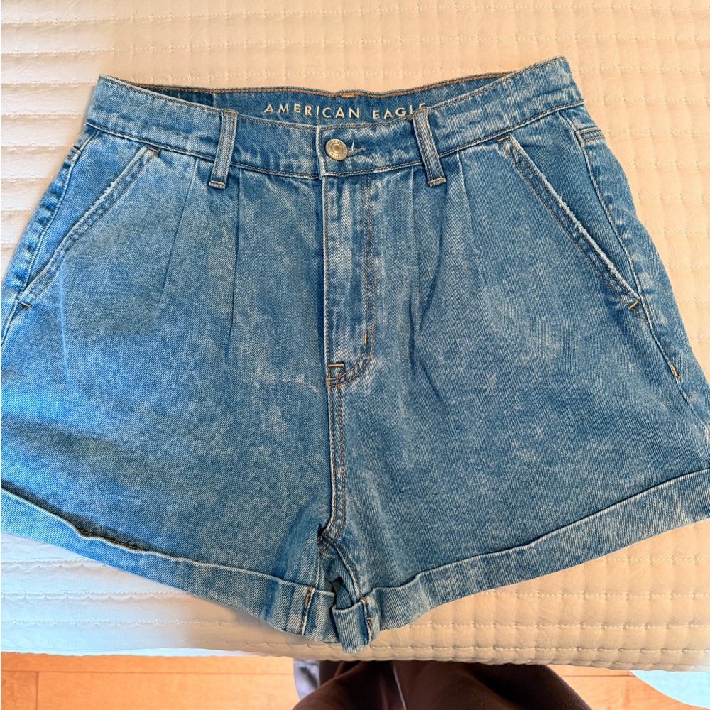 American Eagle Outfitters Light Blue Jean Shorts